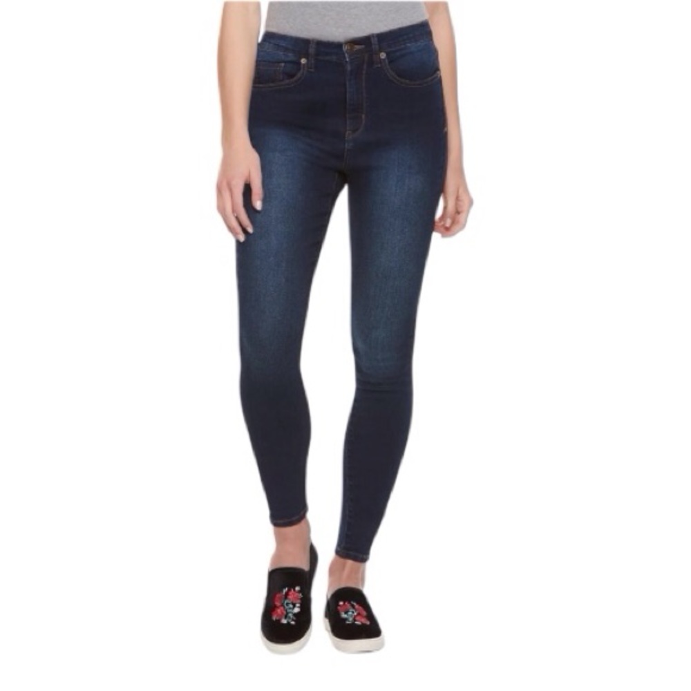 Mudd Blue Denim High Rise Jeggings Jeans - Picture 3 of 13